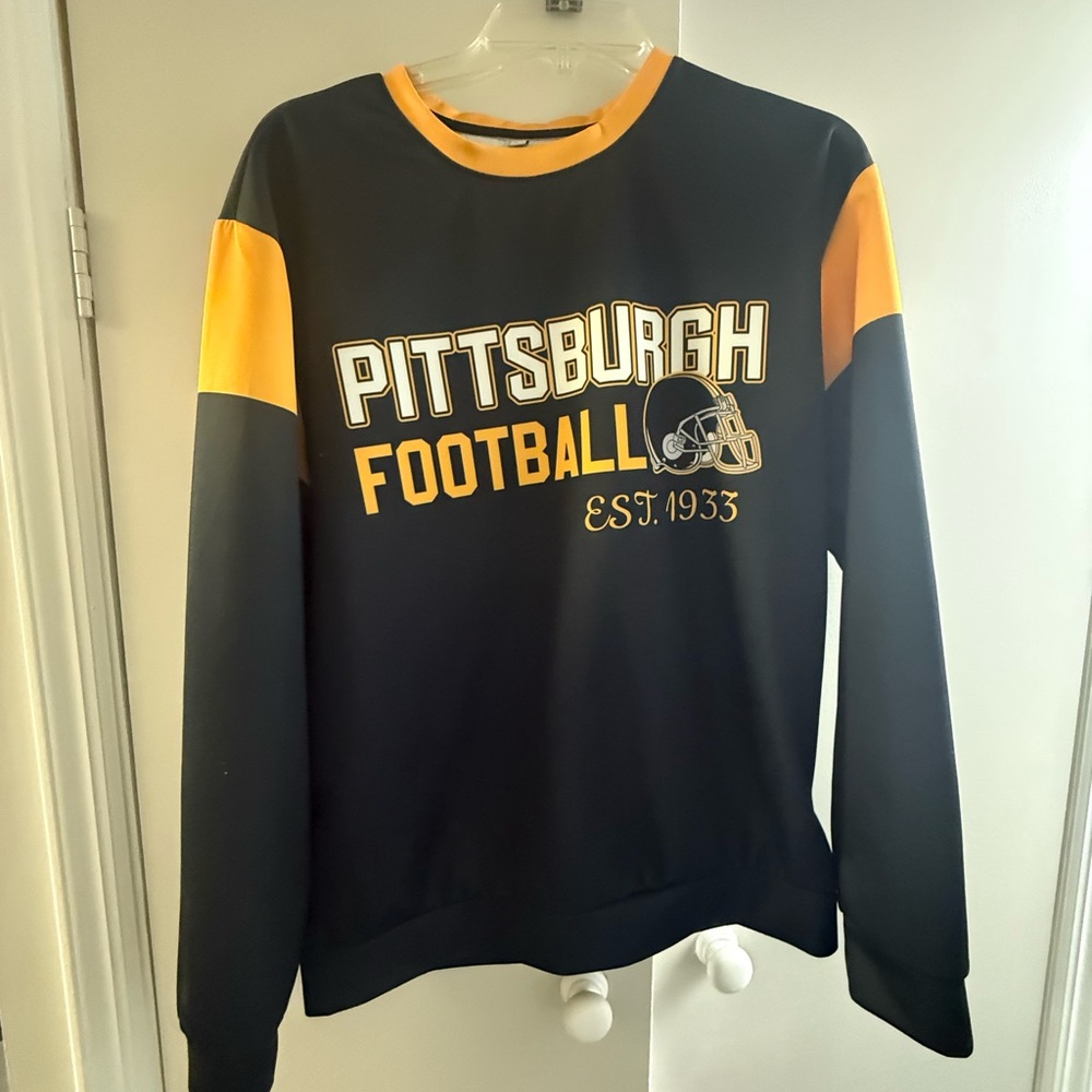 Pittsburgh Football Black and Yellow Sweater